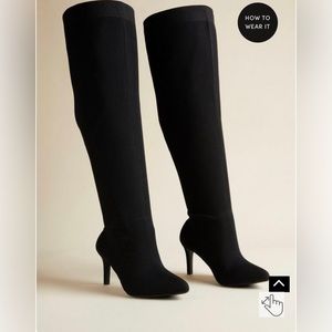 Torrid Knit Stiletto Over The Knee Boot